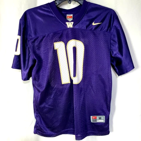 WASHINGTON HUSKIES  Nike #10 Football Jersey Youth M  $46 retail purple Cover