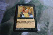 MTG - 1 x Cruel Bargain - Portal - Ex/Nm Condition