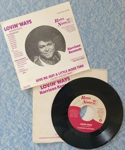 HEAR 1987 CANADA MODERN SOUL Harrison Kennedy "Lovin Ways" Chairmen Of The Board - Picture 1 of 2