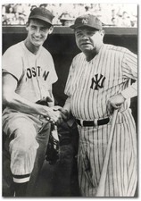 Ted Williams & Babe Ruth two greatest baseball players Refrigerator Magnets 