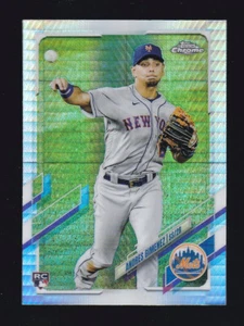 2021 Topps Chrome #88 ANDRES GIMENEZ RC New York Mets PRISM REFRACTOR ROOKIE - Picture 1 of 2