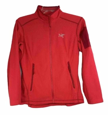 Chaqueta De Colección Arcteryx Exterior Polartec Gorpcore Mujer Talla S Roja Polar Cremallera Completa Foto 1 de 4
