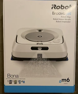 iRobot Braava Jet M6 M6112CB Wi-Fi Connected Robot Mop Floor Cleaner Bundle - Picture 1 of 8