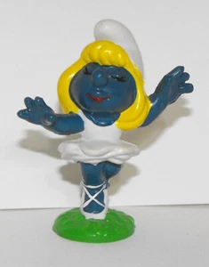 Schlumpfine Ballerina 20098 Ballett Tanz Schlümpfe 2 inch Kunststoff Figur Figure - Bild 1 von 2