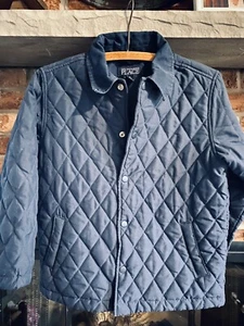 THE CHILDRENS PLACE JUNGEN 7/8 mittelblaue Steppjacke - Bild 1 von 2