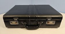 Vintage Stebco Tufide Dark Brown Padded Briefcase Attaché - Combo Lock 18x13x5