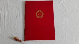 1 mal genutzte DDR Urkunden/Auszeichnungsmappe DIN A4 - Bild 1 von 2
