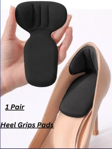 2x Heel Grips Pads Liner Cushions For Loose Shoes Adhesive Foot Care FAST - Picture 1 of 12
