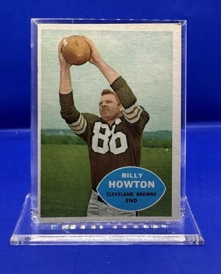 Billy Howton 1960 Topps Football Card #27 Cleveland Browns - Image 1 of 2