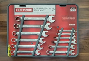 CRAFTSMAN 12 PIECE METRIC UNIVERSAL COMBINATION WRENCH SET - Picture 1 of 2