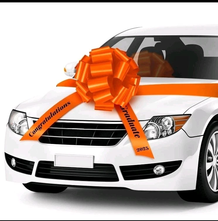 20 Inch Graduate 2025 Big Car Bow Large Giant Graduation Congratulations Bow  - Image 1 of 4