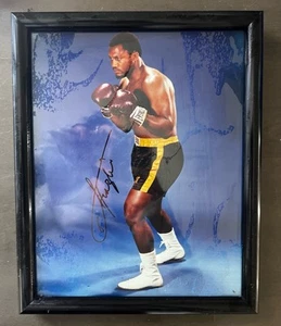 PSA/DNA Framed signed JOE FRAZIER 8"x10" color photo HEAVYWEIGHT CHAMP auto - Picture 1 of 4
