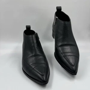 Everlane The Boss Boot Pebbled Leather Ankle Boots Women’s Size 8.5 Made Italy - Bild 1 von 18