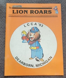 THE LION ROARS APR 93 LIONEL WESTERN MARYLAND SHAY ALLIS CHALMERS FLATCAR, Mag - Bild 1 von 2