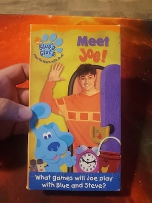 Blues Clues - Meet Joe (VHS, 2002) Nick Jr Nickelodeon Tape Tested Works - Image 1 of 4