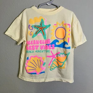 Zara Size 8-9 Shirt Beach Ocean - Picture 1 of 3