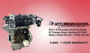 Fully Reconditioned Ford Focus 1.0 Bare Engine SUPPLY&FIT service 12-19 in EXC! - Picture 1 of 2