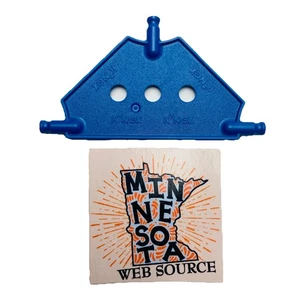 20 Knex Blue Triangle 3-7/16" Small Panels Base Plate - Standard K'nex Parts - Picture 1 of 2