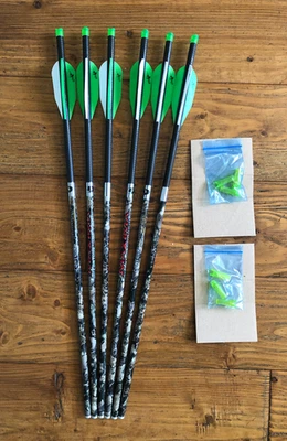 20 Inch Crossbow Bolts Carbon Express 51182 Maxima Contour 20"   ( 6 - Bolts ) - Image 1 of 4