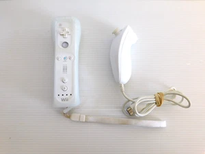 White Official OEM Nintendo Wii Motion Plus Controller And NunChuck-Tested - Picture 1 of 4
