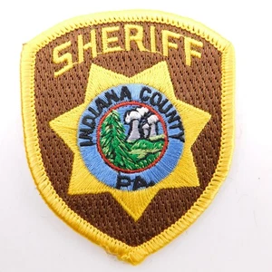 Sheriff Indiana County PA Patch Small - Picture 1 of 3