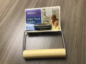 Vintage NEW OLD STOCK EKCO Toilet Tissue Paper Bathroom Wall Holder Roller C3809 - Picture 1 of 3