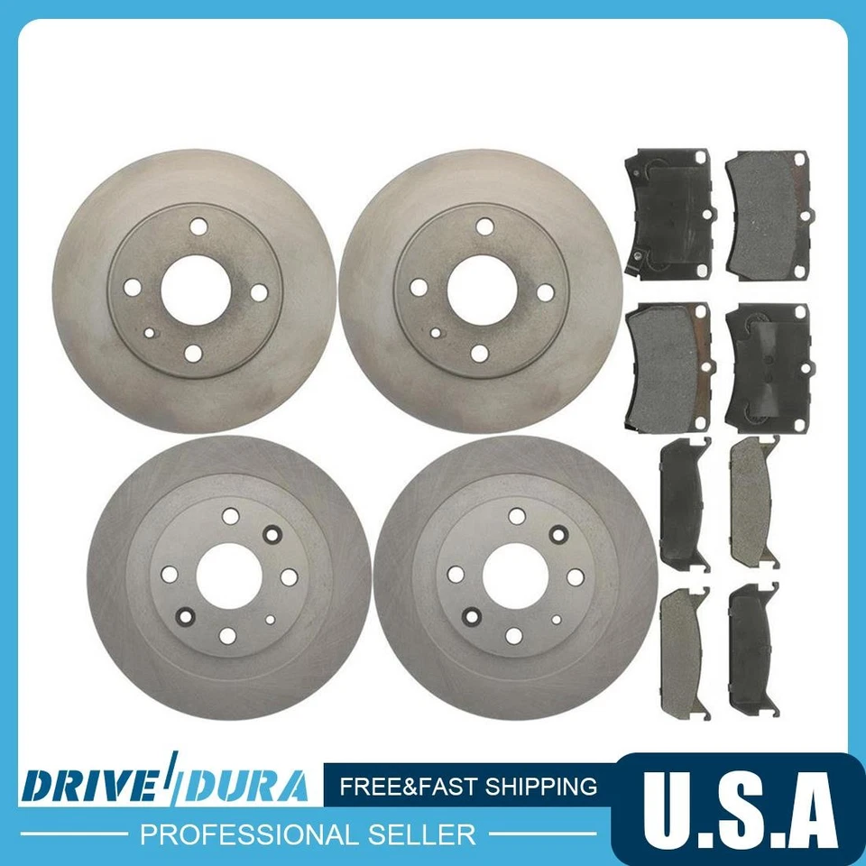 Kit de pastillas de freno de disco delanteras y traseras para Ford Escort 1992-1996 Foto 1 de 4