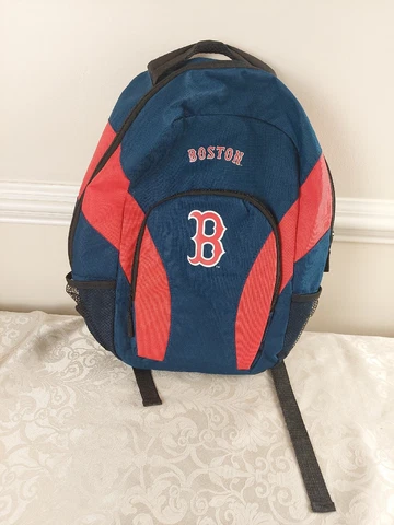 BOSTON RED SOX  DRAFT BACKPACK WITH 2 COMPARTMENTS & MESH. Preowned Cover
