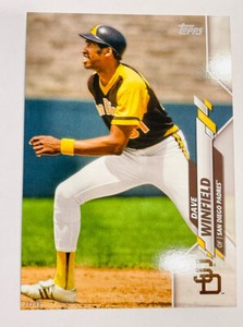 Dave Winfield San Diego Padre  2020 Topps Series 2 Jumbo 5x7  Photo Variation SP