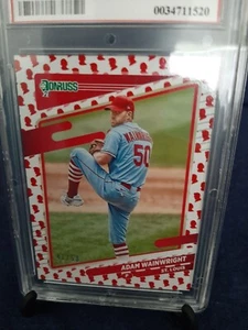 2021 Panini Donruss Adam Wainwright Presidential Collections 41/50 Gem Mint 10 - Picture 1 of 4