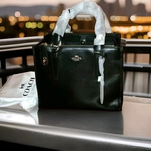 Bandolera Coach en cuero negra - Imagen 1 de 8