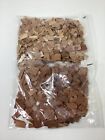 Dollhouse Wood Shingles Miniatures Large Lot 1 Pound Light Dark And Scrap Pieces
