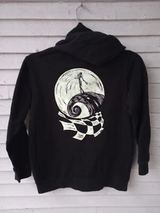 Vans x Disney Nightmare Before Christmas Glow in the Dark Black Hoodie Youth L - Picture 1 of 5