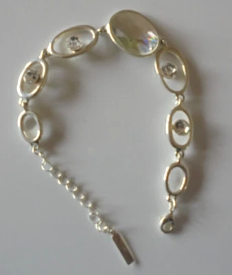 Senso Di Donna Armband Schmuck  silber verstellbar gestempelt Länge 24 cm Nr.46 - Bild 1 von 4