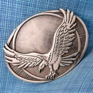 Western Eagle Sun Belt Buckle Cowboy Sportsman Biker Nature Vintage 90s .XTT795 - Picture 1 of 7
