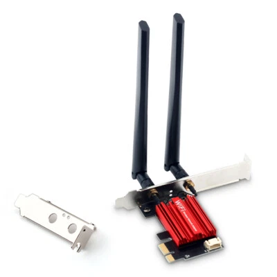 Desktop PCIe WiFi Card WiFi Bluetooth PCI-E Wireless Network Adapter for Windows - Image 1 of 4