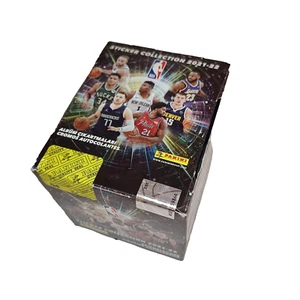 Panini NBA Sticker Collection 2021 2022 DISPLAY 50 packs 250 Stickers - Picture 1 of 8
