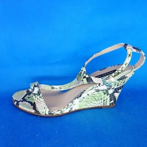 Damen Pumps Bunt PATRIZIA PEPE Schuhe Sandaletten Wedges Leder Np 229 Neu - Picture 1 of 11