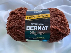 BERNAT SHEEPY ~ 149 Yards ~ 8,8 Unzen ~ 250 g super sperrig (6) sehr flauschiges Garn ~ ziegelrot - Bild 1 von 7