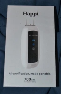 Happi Go Wearable Air Purifier Necklace new white rechargeable ionizer KJ06-WHT - Picture 1 of 5