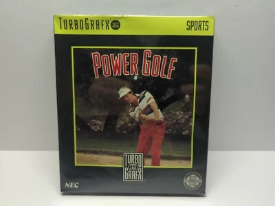 Power Golf NEC TurboGrafx-16 1989 Factory Sealed BRAND NEW LOOK US!  - Image 1 of 4