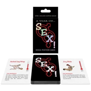 Sex Cards Game Adult Sexual Position Couples Foreplay Fun A Year of Sex! - Picture 1 of 4