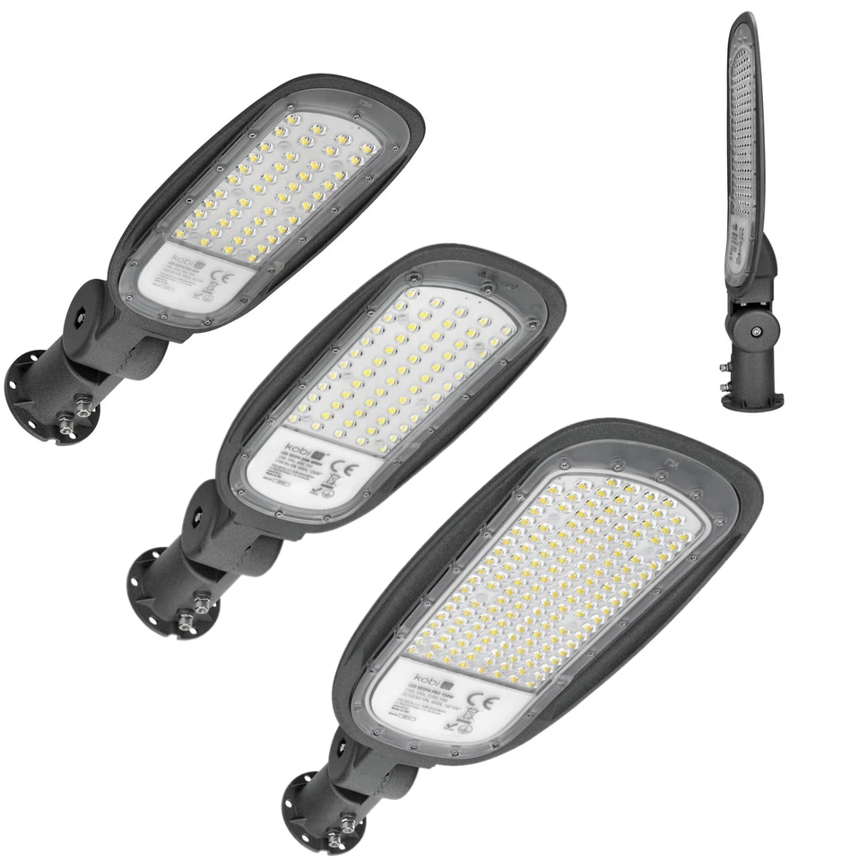 LED Straßenbeleuchtung Straßenlampe Hofbeleuchtung Parkplatz 40/60/150W - Bild 1 von 4