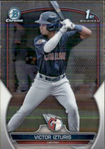 2023 BOWMAN CHROME PROSPECT 1ST CLEVELAND GUARDIANS VICTOR IZTURIS #BCP-175 - Bild 1 von 2