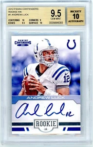 2012 Panini Contenders - Rookie Ink #1 Andrew Auto RC BGS 9.5 10 Colts - Picture 1 of 2