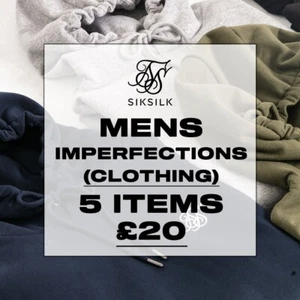 SikSilk Men's Size Extra Small IMPERFECTION'S Lucky Dip 5 ITEM'S MYSTERY BUNDLE - Picture 1 of 1