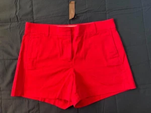 J. CREW shorts, Broken In Chino, 4"inseam, size 10, burnt orange, NWT - Picture 1 of 3
