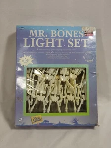 1990s Fun World MR BONES LIGHT SET Skeleton Halloween Decoration w/Box  - Picture 1 of 9