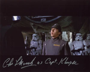 CHRISTOPHER MUNCKE SIGNED 8x10 PHOTO + CAPTAIN KHURGEE STAR WARS BECKETT BAS - Picture 1 of 2