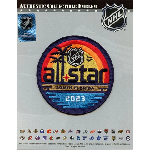 2023 Official NHL All Star Game Florida Panthers Jersey Patch Cover